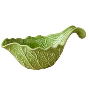 John Derian Green Cabbage Gravy Boat